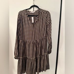 Loft NWT size medium tiered dress